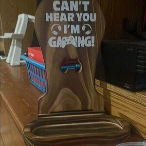 Wooden Gaming Headset Stand
